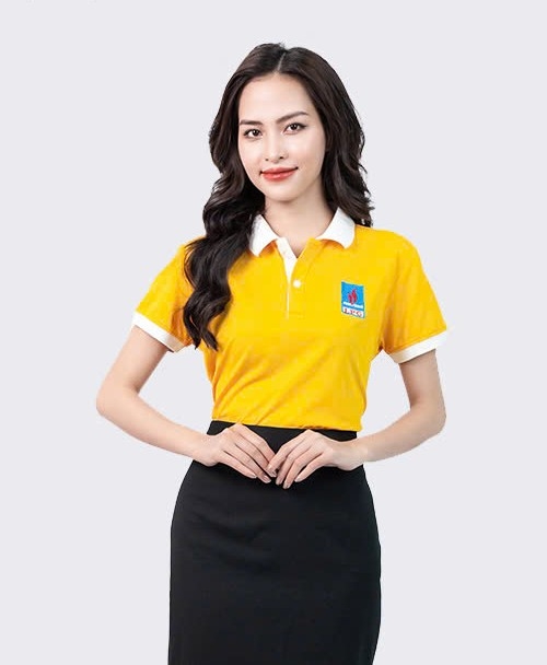 Đồng Phục Áo Polo Vàng Năng Động