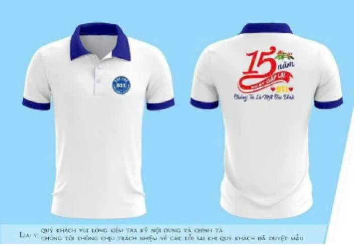 Áo Họp Lớp B11 – Kỷ Niệm 15 Năm Ngày Gặp Lại